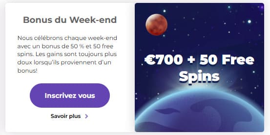 ALF Casino bonus weekend